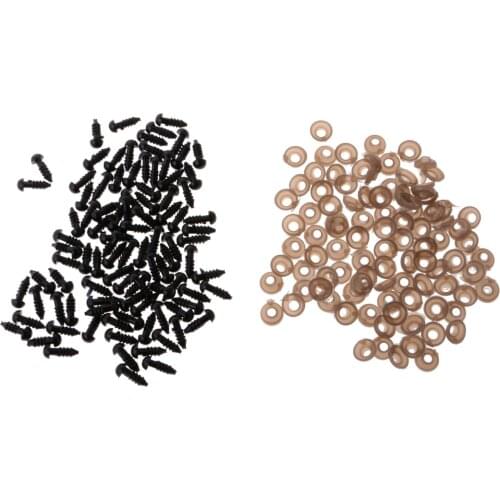 MagiDeal 6-8mm Safety EYES with BACKS for Stuffed Toy Doll Puppet DIY Craft