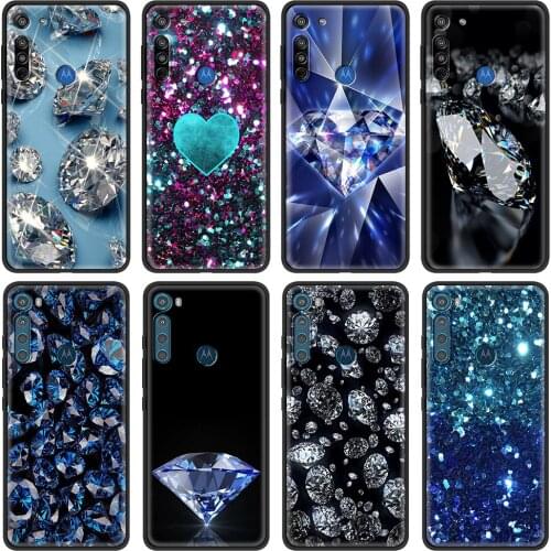 Case For Motorola One Fusion+ G8 G9 Play G10 G30 G Stylus G8 Power Lite Hyper Edge Plus Cover Fundas Diamond