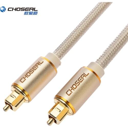 CHOSEAL Toslink Digital Optical Fiber Audio Cable 1/1.5/2/3M SPDIF Cable for For Blu-ray CD DVD player Xbox 360 PS3 Mini