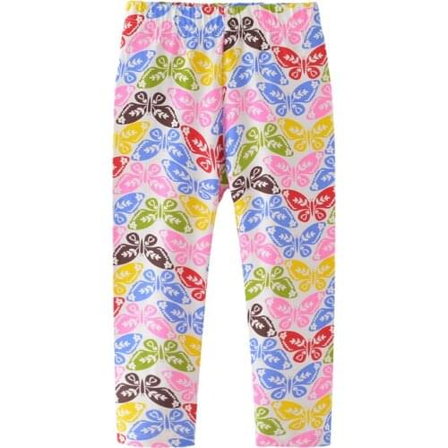 Jumping meters Autumn new girls boys leggings cartoon printed thin childrens pants childrens trousers stretch childrens pants