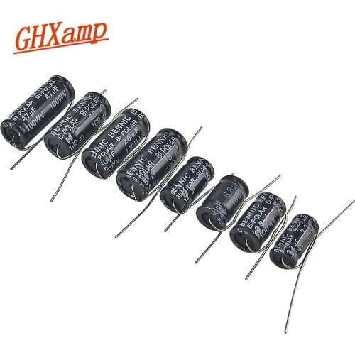 GHXAMP Crossover Capacitor 100V Electrodeless Electrolytic Capacitance 15uF 20uF 33uF For Tweeter Crossover Parts 2pcs