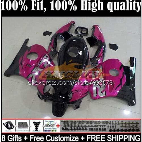 Injection Body For HONDA CBR 250RR 250CC CBR250RR 1988 1989 40CL.14 CBR 250 RR CC MC19 CBR250 RR 88 89 OEM Fairings Rose black