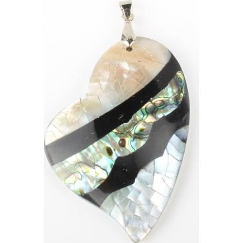 Natural Freshwater Abalone Shell Reflective Round Pendant Women Fashion Wild for Jewelry Making DIY Necklace Earring Accessories