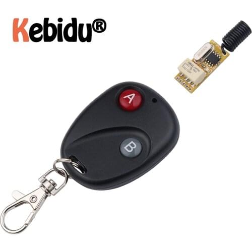 Relay Wireless Switch Remote Control Adjustable Micro Receiver Power LED Lamp Controller Momentary Toggle Latched Latest