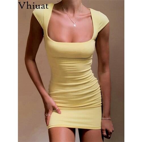 VHIUAT Summer Knitted Dresses