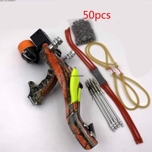 High Quality Powerful Slingshot Set Fishing Slingshot Professional Arrow Hunting Slingshot Catapult Outdoor Hunting Tool