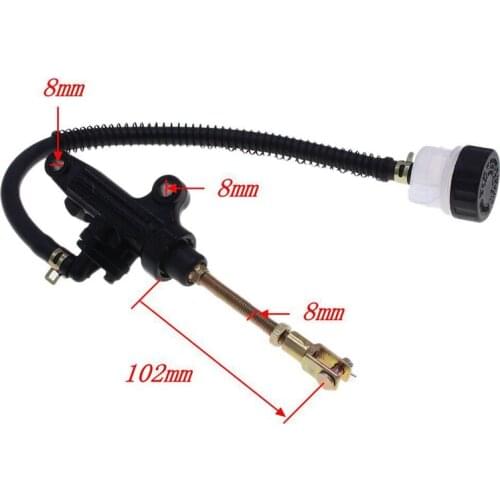 Motorcycle Rear Back Hydraulic Brake Master Cylinder Pump for Yamaha ATV YFM 350 Banshee 350 YFZ350 Warrior 350