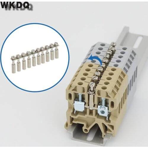 SAK4 Q10 Fixed Bridge For Weidmuller SAK 4EN Accessories DIN Rail Terminal Blocks