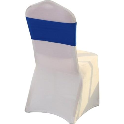 50pcs/set Spandex Bands Decorative Chair Sashes Accessory Banquet Seat Decoration Sashes for Party Wedding stoel versiering