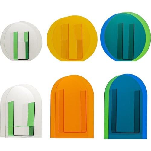 Acrylic Vases Floral Container Wedding Party Home Office Decoration, Simple