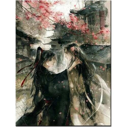 Diamond embroidery Mo Dao Zu Shi Figure master of the devilish cult Anime 5D DIY full diamond painting square round drill gift