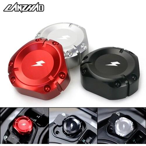 CNC Aluminum Gas Fuel Tank Filler Cap Magnetic Cover Scooter Accessories for Vespa GTS GTV 125 250 300 LX Primavera Sprint 150