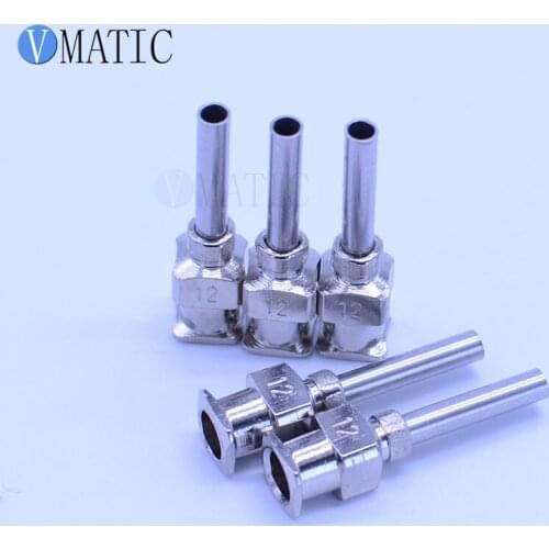 Free Shipping 12Pcs 0.5'' Inch Tip Length 12G Stainless Steel Needle Tip 1/2 Inch