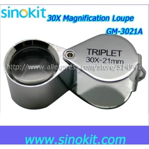 Free Shipping 30x Gem Magnification Loupe - GM-3021A