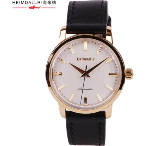 Heimdallr Luxury Watch Men Business Mechanical Simple Design GS Mens Automatic Watches 3bar Waterproof Casual Fashion Watch