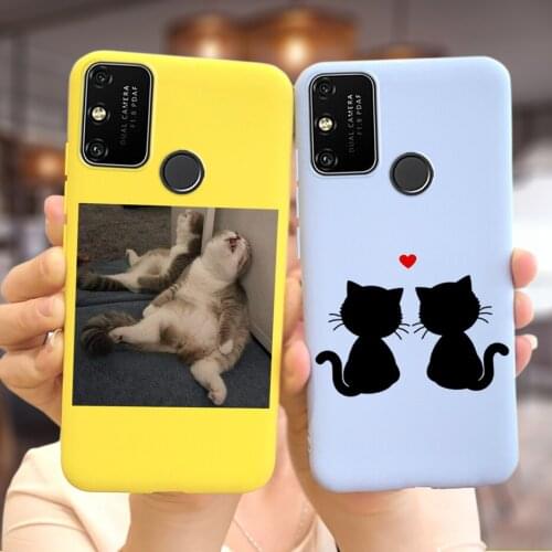 Honor 9A Case Cute Candy Painted Cover Soft Slim Fundas For Huawei Honor 9A 9 A Phone Cases Honor9A Shockproof Bumper 6.3'' Bags