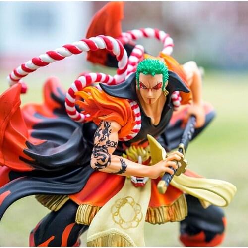 24cm Anime Figure One Piece Roronoa Zoro Three-Blade Sa-Maximum Ver. PVC Action Figure Collection Model Toys For Boys Gift