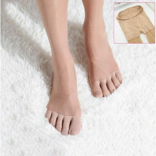 Five Toes Seperate Toe Pantyhose Single Toes 20d Nylons Nude Sheer Stockings Tights