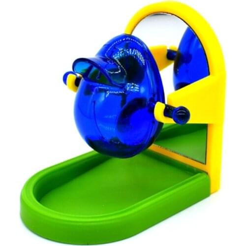 Pet Bird Food Feeder Parrot Feeding Eating Foraging Ball Feeding Chew Funny Toy H58C