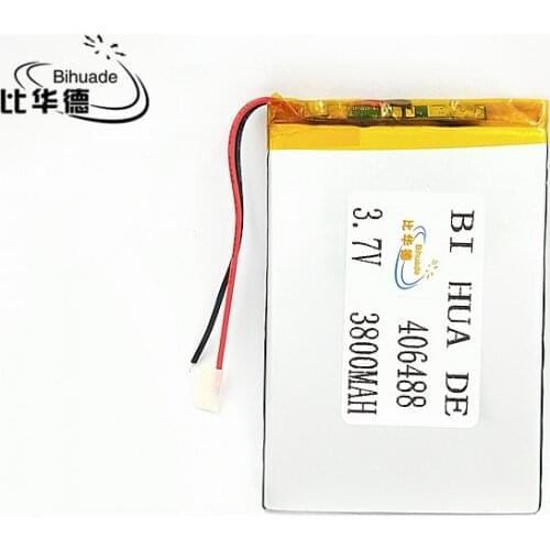 Li-Po for tablet pc 7 inch MP3 MP4 [406488] 4mm*64mm*88mm 3.7V 3800mah (polymer lithium ion battery) Li-ion battery