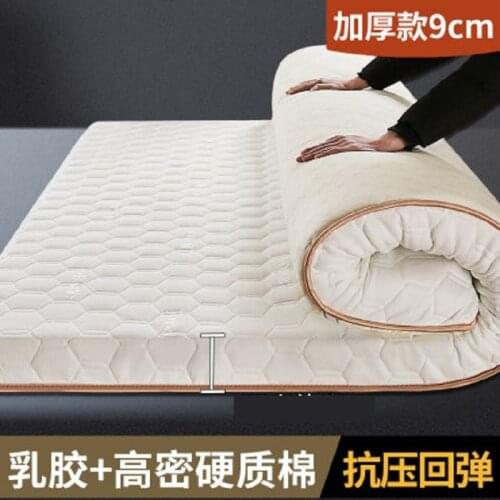 Luxury latex sponge filling Strong support mattress mats 8cm/4cm thick comfortable perfect Super mattresses folding bed Tatami