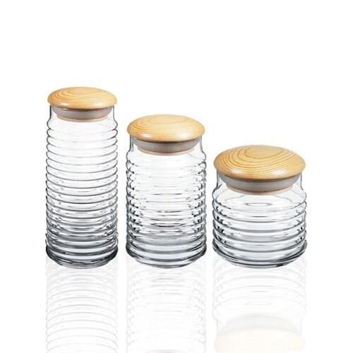 Pasabahce 3'Lü Babylon Jar Set