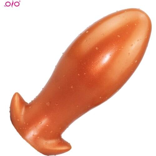 OLO Huge Anal Plug Bead Anus buttplug erotic products for adults 18 silicone plugs big butt plug anal balls Expansion Stimulato