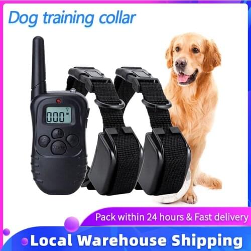 Dog collar dogs accessories dog training collar anti-barking eu warehouse 3 training modes Audible warning Static punishment