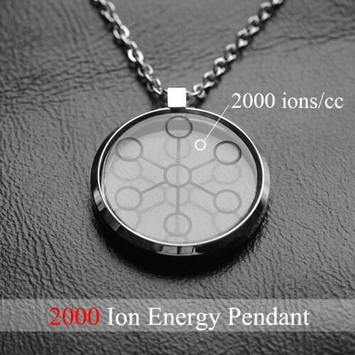 2000CC High Ion Bio Chi Power Pendant Scalar Energy With Stainless Steel Necklace Chain 2019 Men Women High Power Necklaces