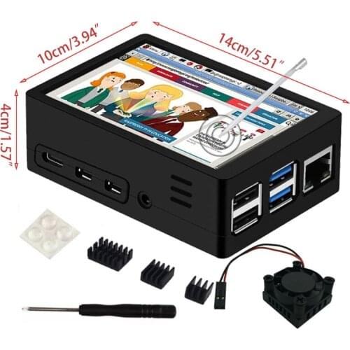 Raspberry Pi 4 Touchscreen, 4 inch 60+fps 800x480 Resolution Raspberry Pi