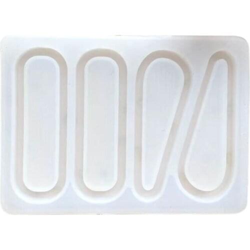 Quicksand Hairpin Epoxy Resin Mold Hair Clip Barrette Silicone Mould DIY Crafts Jewelry Casting Tools