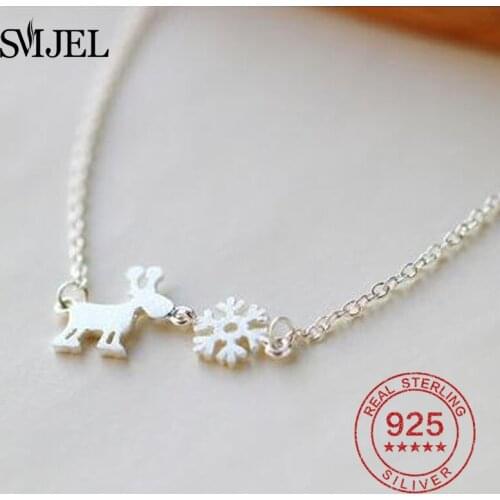 Серебряные ожерелья SMJEL China At AliExpress