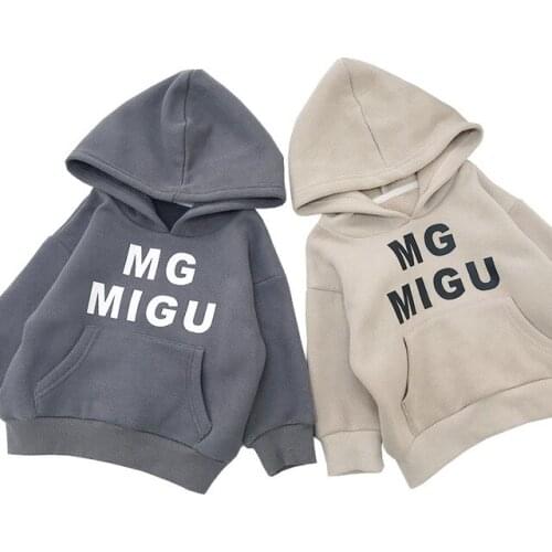 Toddler Boys Hoodies Casual Letter Print Thicken Sweatshirt for Boy Kids Clothing Autumn High Quality Children Pullover 2019 New