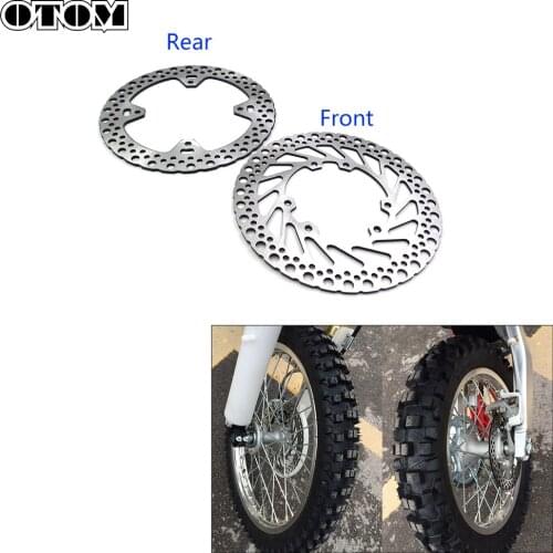 OTOM Motorcycle Brake Disc Retro Rotor Disks For HONDA CR125R CRF250R CRF250RX CRF450R CRF450X 240mm Front Rear Brake Plate Set