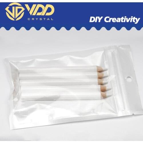 VDD 5Pcs Nail Art Rhinestones Gems Picker Wax Pencil Wood Pencil Pen Picker Crystal Dotting Manicure Tool DIY Decoration