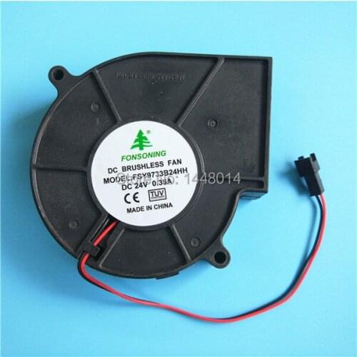 4pcs /lot Flora inkjet printer paper suction fan cooling fan for novajet 750 lecai Locor skycolor Mimaki jv33 TS3 brushless fan