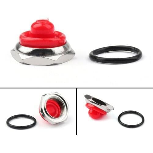 Areyourshop 500pcs Auto Car Toggle Switch Boot 12mm Rubber Waterproof Cover Cap T700-6 Red Black Wholesale Switched