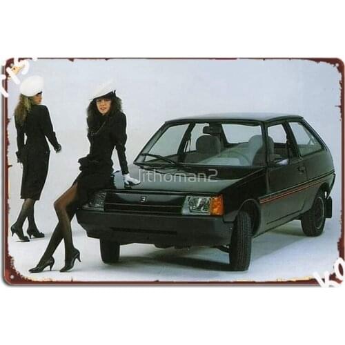 Zaz 1102 Tavria Soviet Subcompact 1990 Metal Signs pub Mural personalized Mural Painting Tin sign Posters