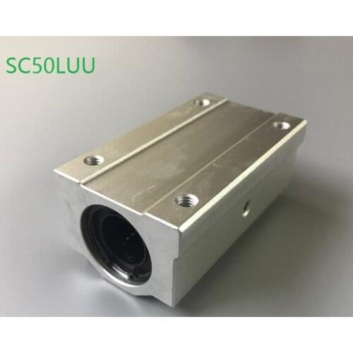 1pcs SC50LUU SCS50LUU long type linear case unit linear ball bearing block for 50mm linear shaft CNC router parts