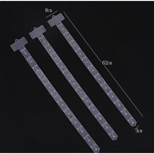 1pc high quality 12 hanging snack display plastic hanger supermarket hook waterproof hanging PVC retail merchandise clip strip