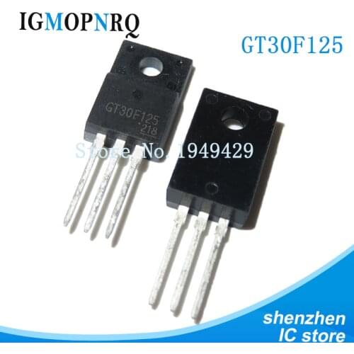 10PCS GT30F125 TO-220 30F125 TO-220F new