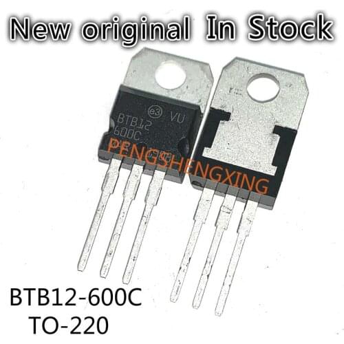 10PCS/LOT BTB12-600C bidirectional thyristor TO-220 New original spot hot sale