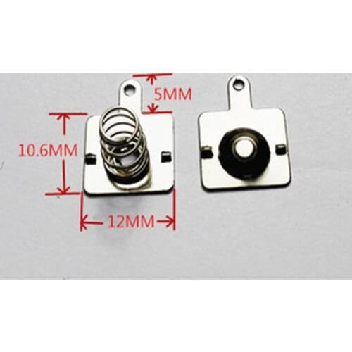 100pcs Battery Shrapnel AA Battery Leaf Spring Contact 12*10.6MM Positive and negative contiguous 50pairs