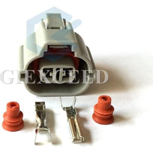 2 Sets 7223-1324 Automotive Connector Female 2.3(090) Sealed Series Housing Sensor Plug