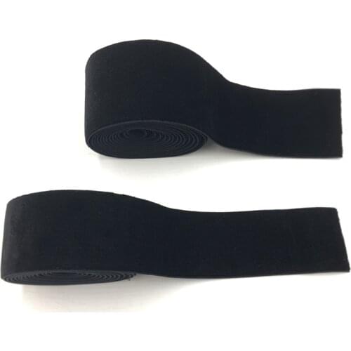 2Yards 32mm-50mm Black Velvet Ribbon For Handmade Gift Bouquet Wrapping Supplies Home Party Decorations Christmas Ribbons