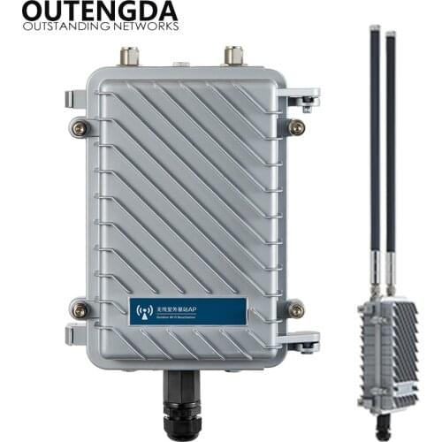 300Mbps 2.4G Long Range Outdoor 8dbi AP CPE Router WiFi Signal Amplifier Repeater Hotspot Wireless Access Point Support PoE