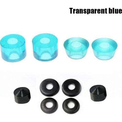 4pcs Skateboard Shockproof Wheels Axle Bushings Shock Pad Skateboard PU Cushion Skateboard Shockproof Accessories