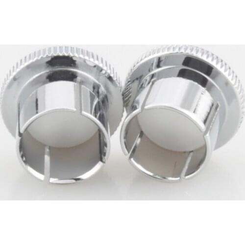 8pcs Hifi audio RCA Plug Copper Caps Cover Noise Stoppers Chrome Plated Audio Top Quality