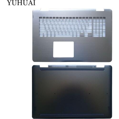 Laptop shell For DELL Inspiron 17-7000 7778 2-in-1 17" Palmrest Upper cover/bottom base cover 0D14PH 00CPNN