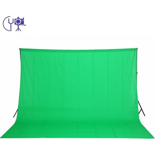 3m X 6m /9.8ftX19.6ft 100% Cotton Chromakey Muslin background backdrop For Photo lighting studio Green color Screen backdrops